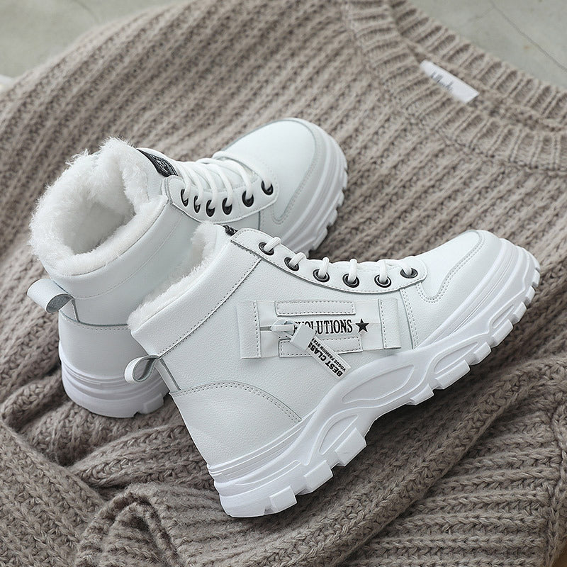 Casual Faux-Suede Boots
