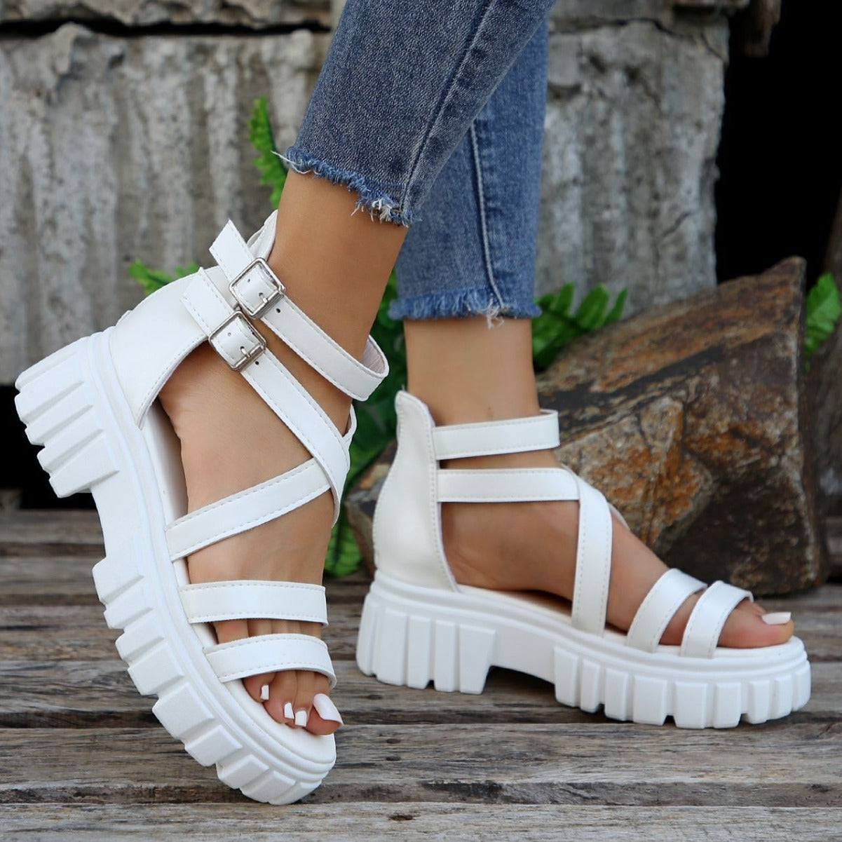Comfortable Heeled Sandals