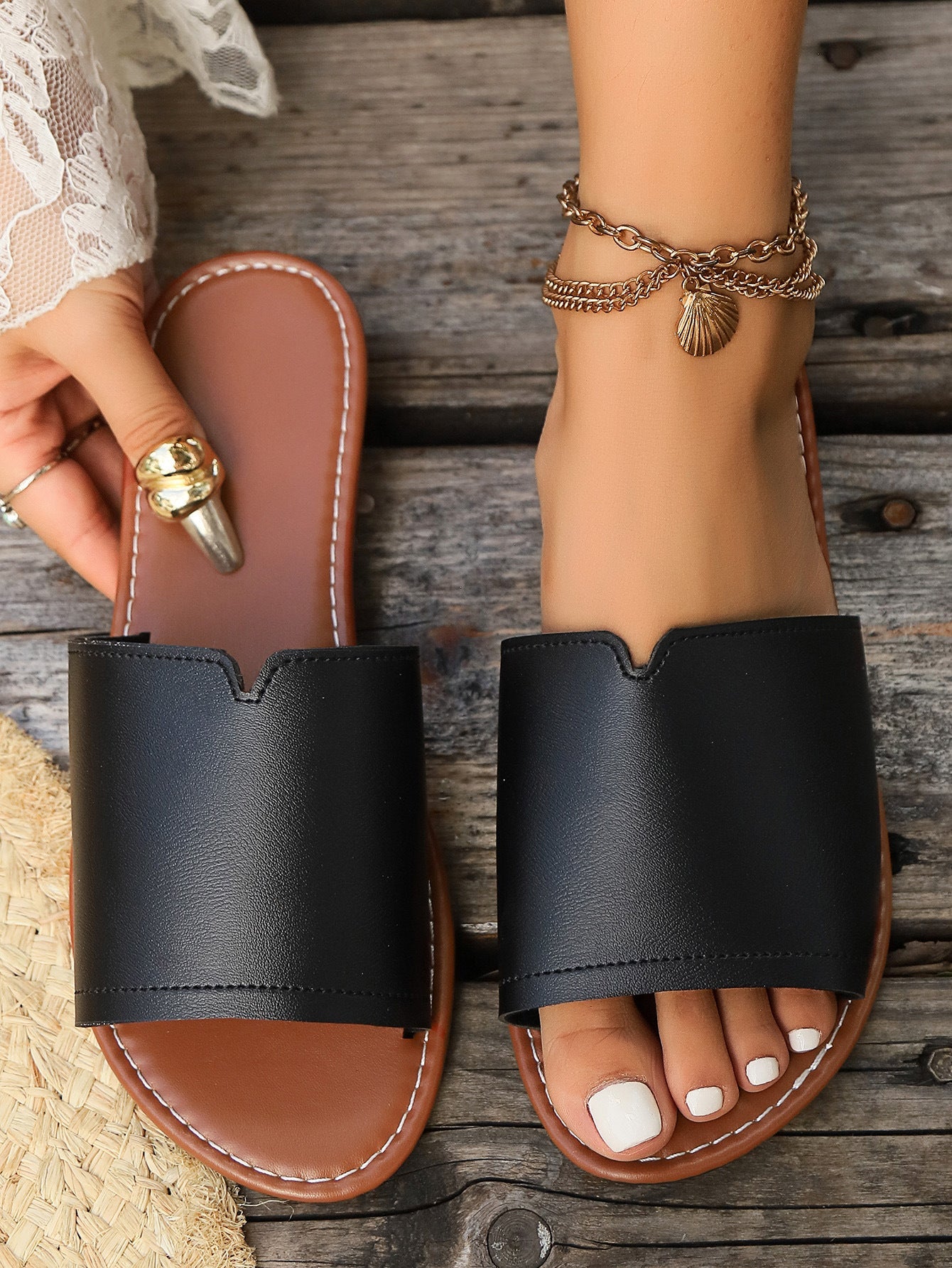 Resort Buckled Sandals