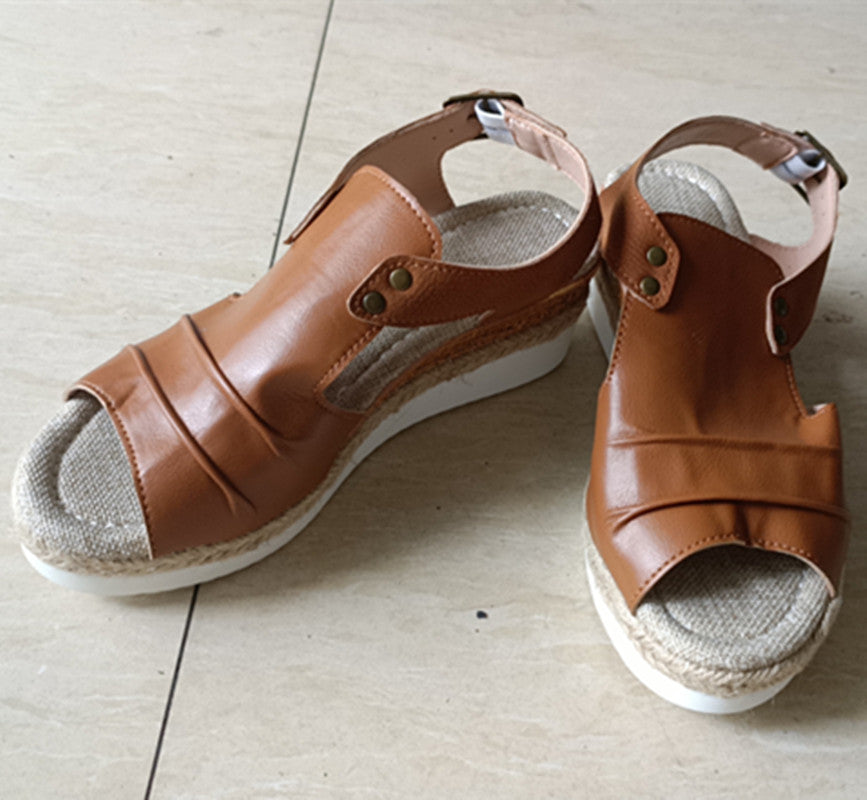 Natural Strappy Sandals