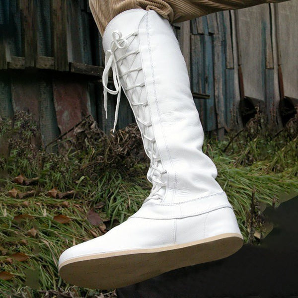Natural Leather Boots
