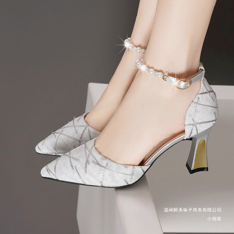 Beach Metallic Sandals