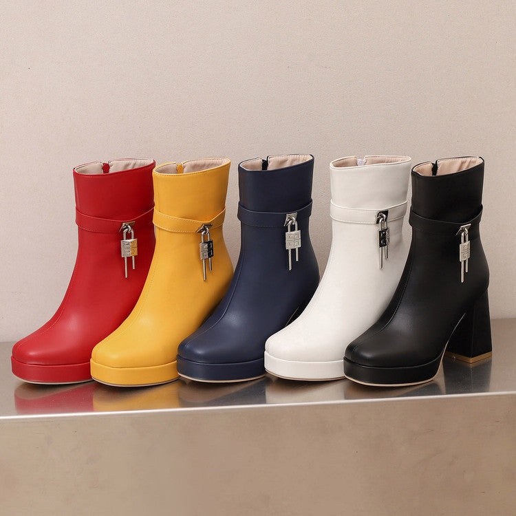 Casual Lug-Sole Boots