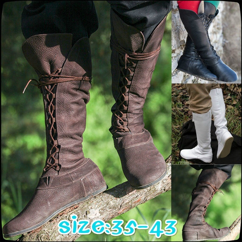 Natural Leather Boots