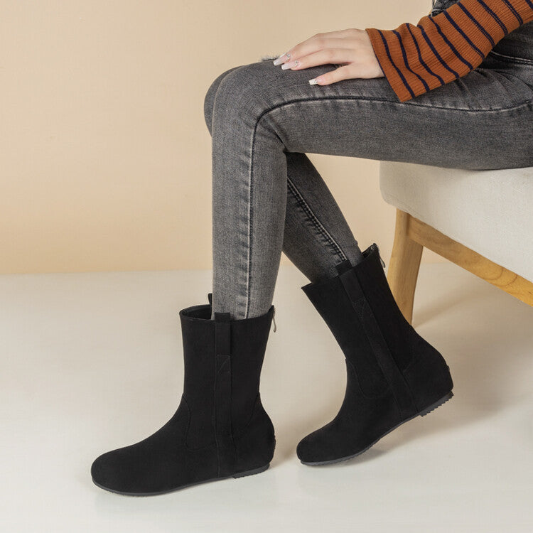 Travel Faux-Suede Boots