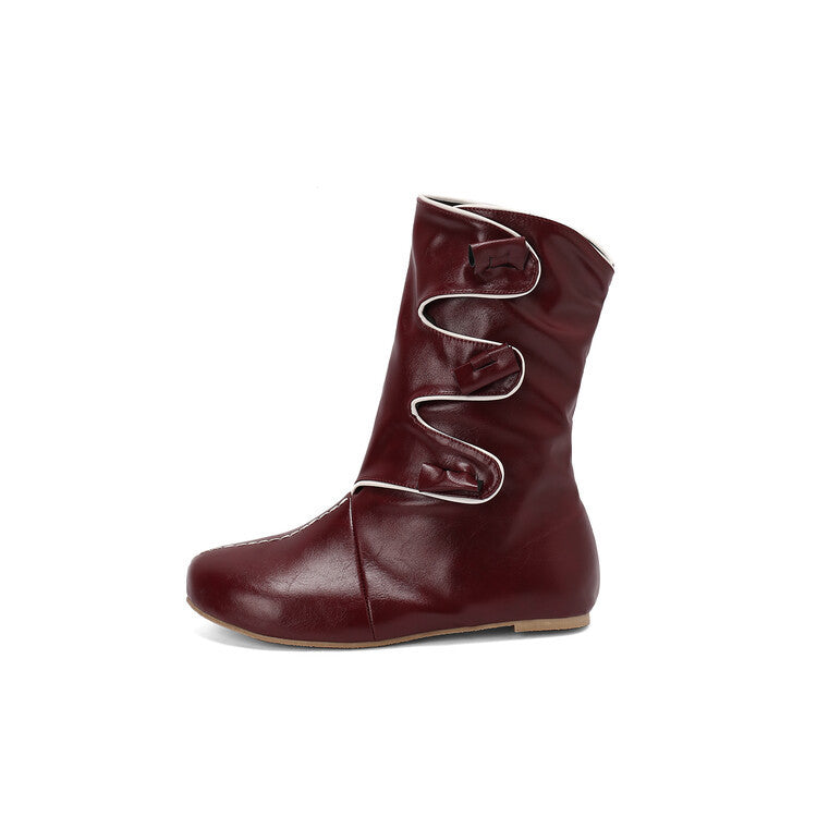 Easy Buckled Boots