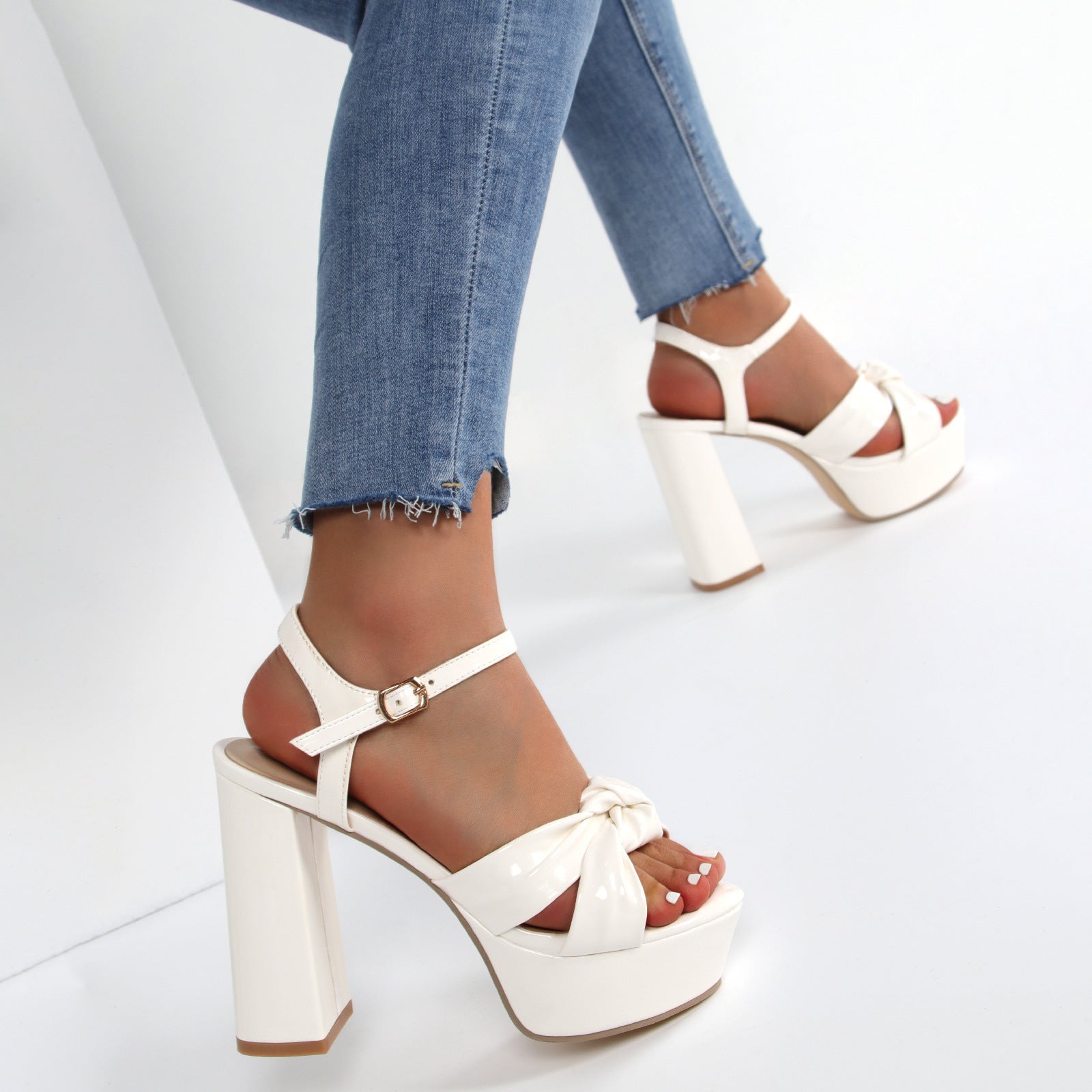 Relaxed Lace-Up Sandals