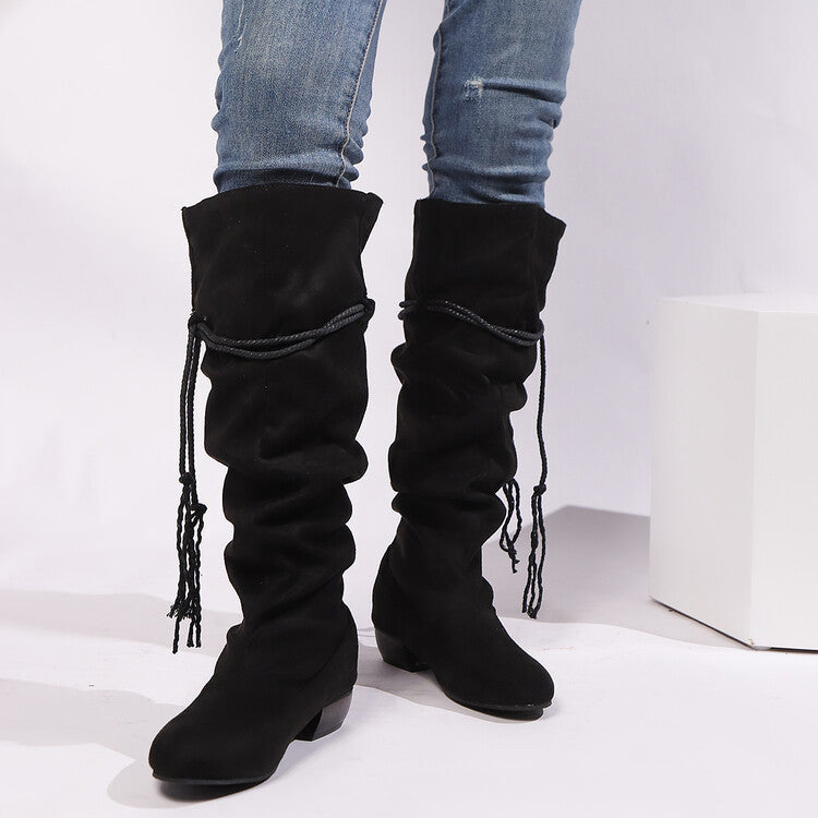 Simple Suede Boots