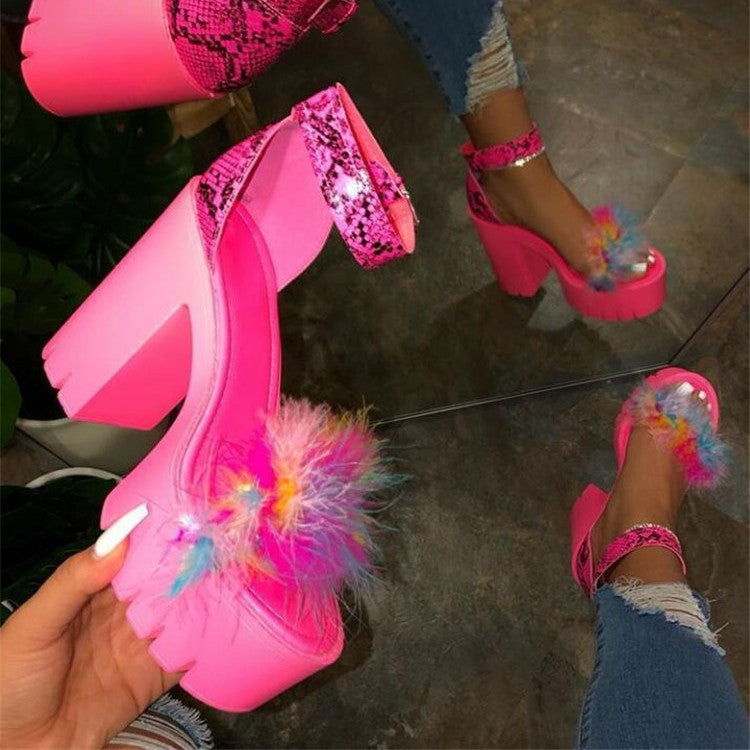 Clean Lace-Up Sandals