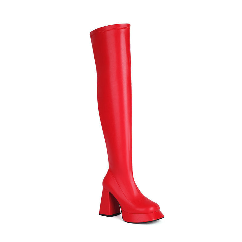 Relaxed Zip-Up Boots