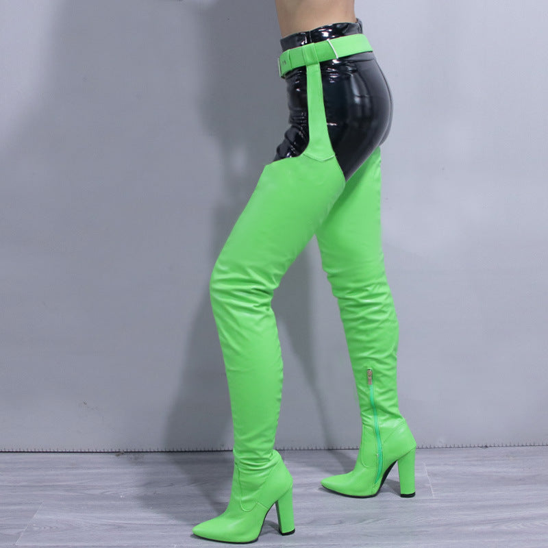Clean Knee-High Boots