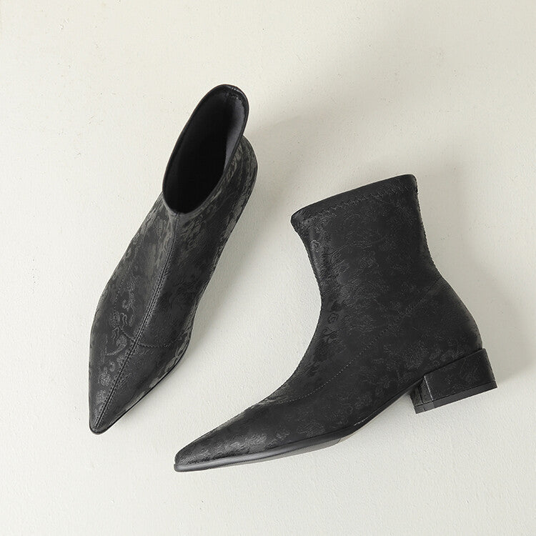 Clean Faux-Suede Boots