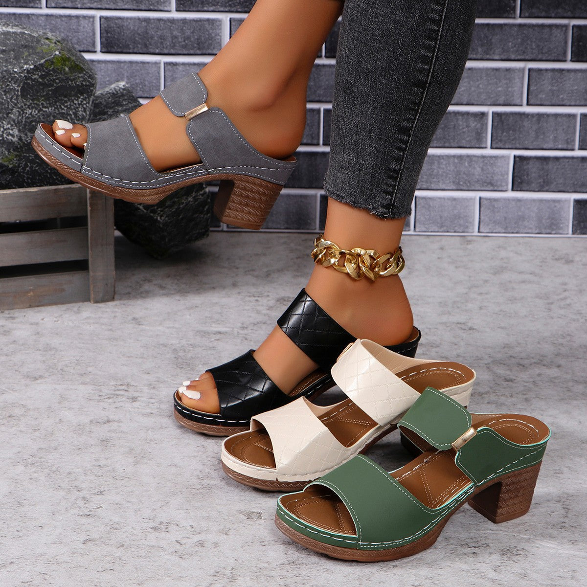 Sunny Heeled Sandals