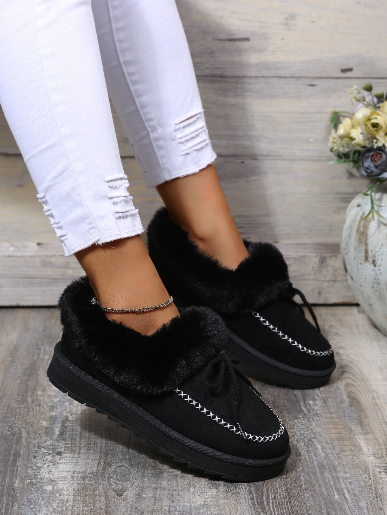 Natural Short Boots