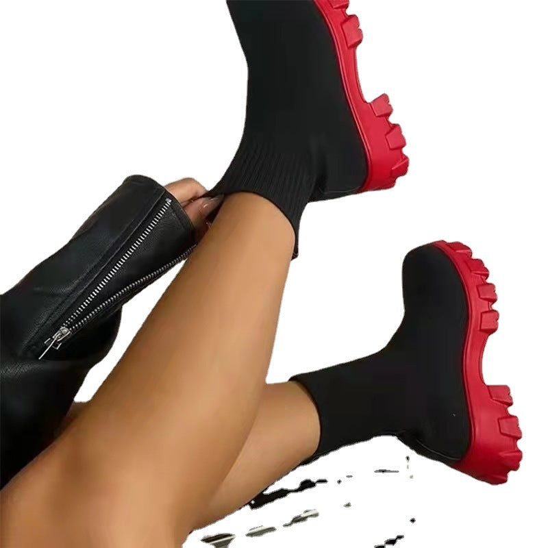 Modern Faux-Suede Boots