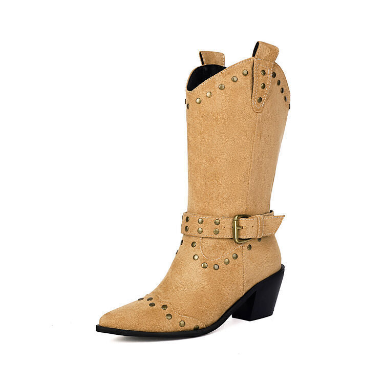 Comfortable Pointed Boots