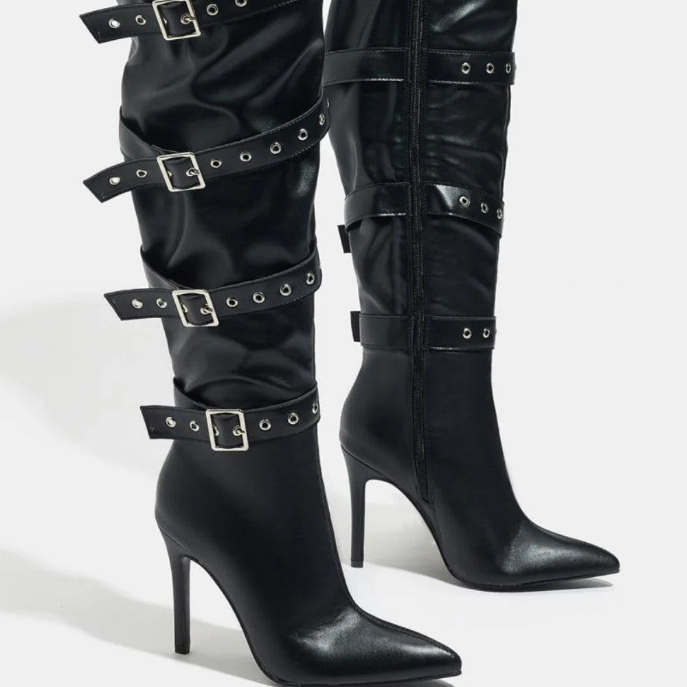 Walking Knee-High Boots