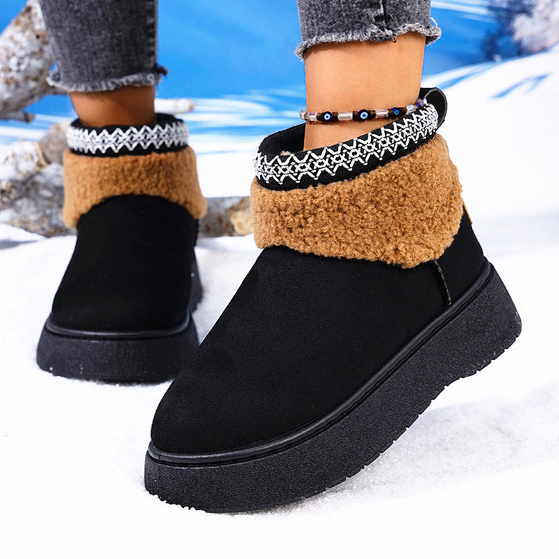 Natural Suede Boots