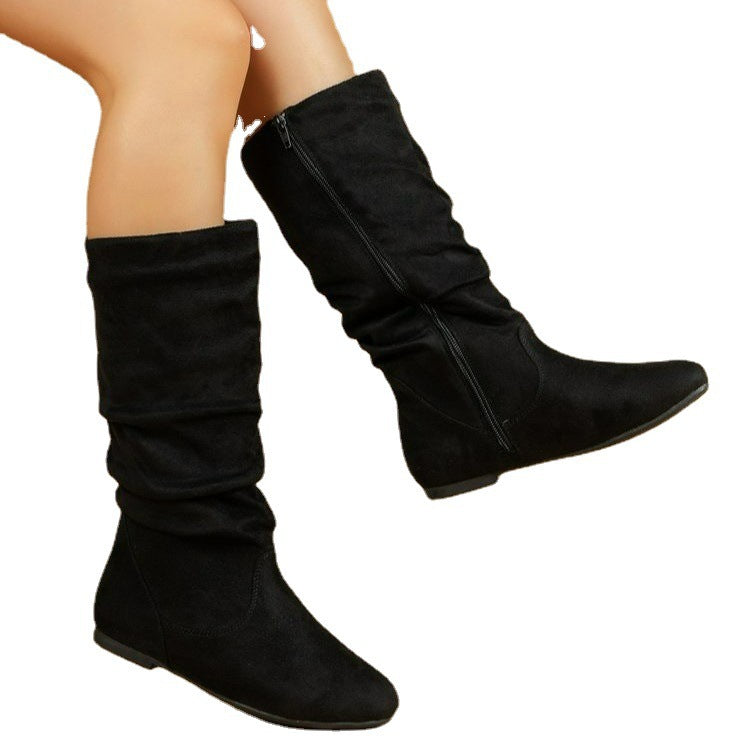 Simple Suede Boots