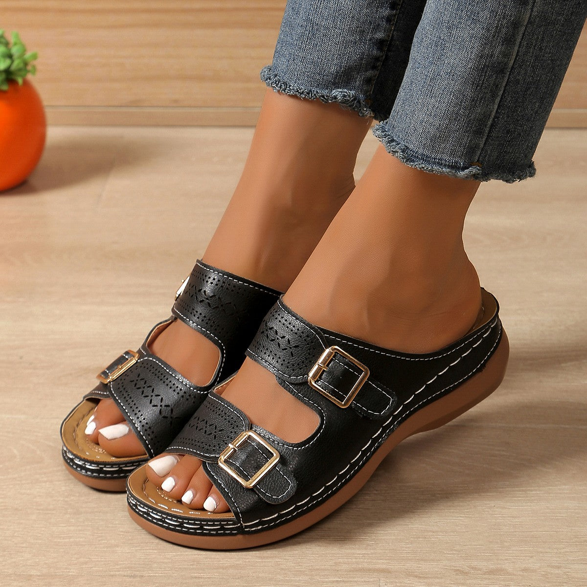 Resort Slip-On Sandals