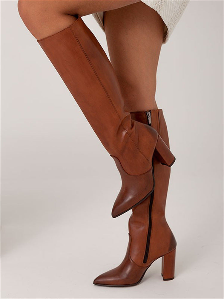 Comfortable Block-Heel Boots