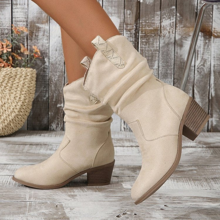 Warm Knee-High Boots