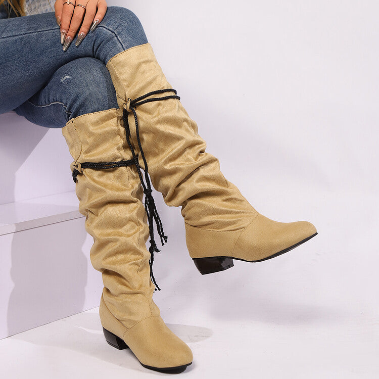 Simple Suede Boots