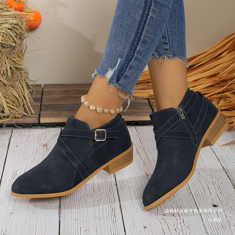 Beach Block-Heel Boots