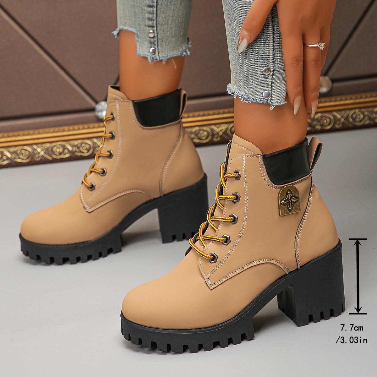 Modern Heeled Boots