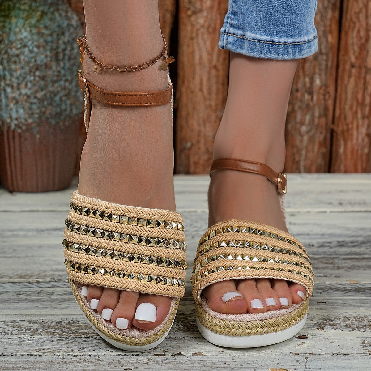 Weekend Woven Sandals