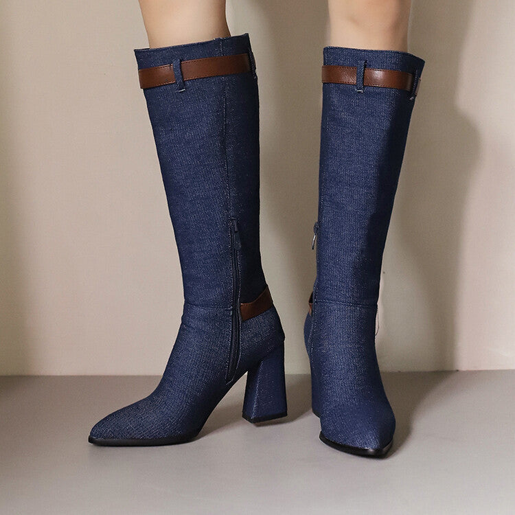 Airy Heeled Boots
