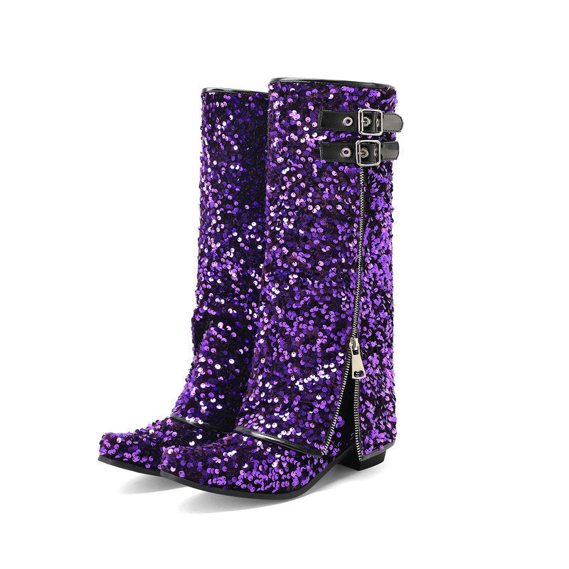 Natural Pointed Boots