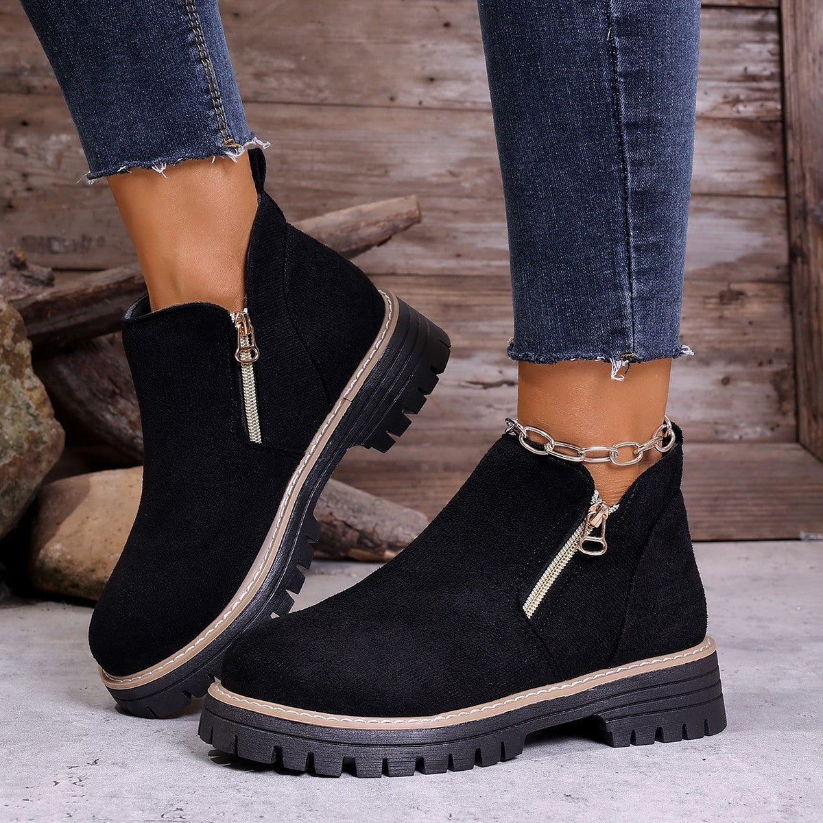 Travel Leather Boots