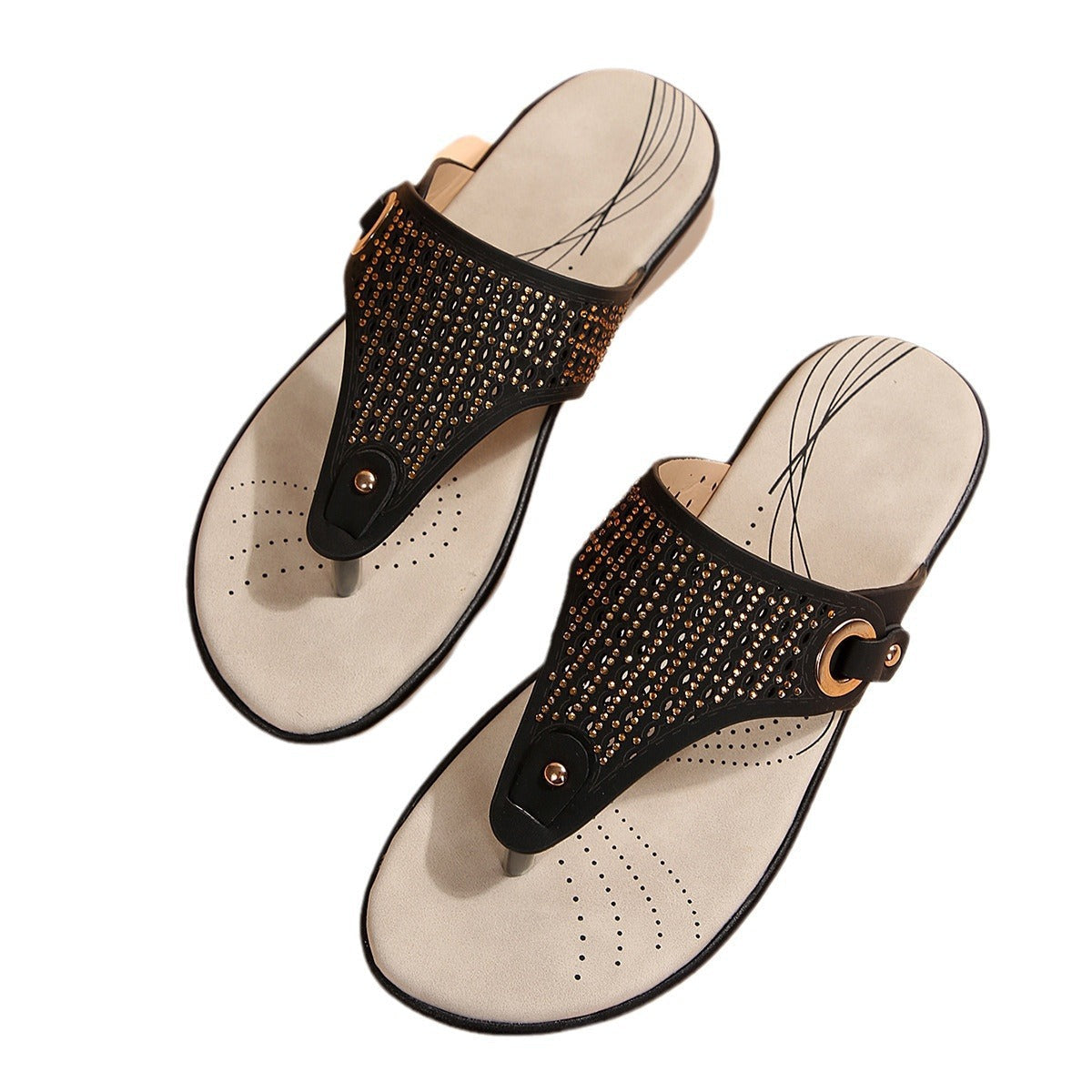Natural Thong Sandals