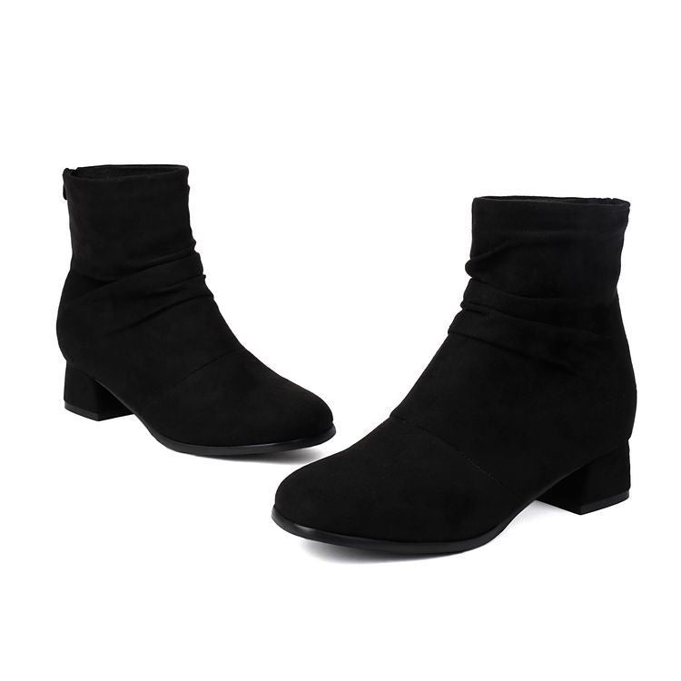 Casual Textured Boots