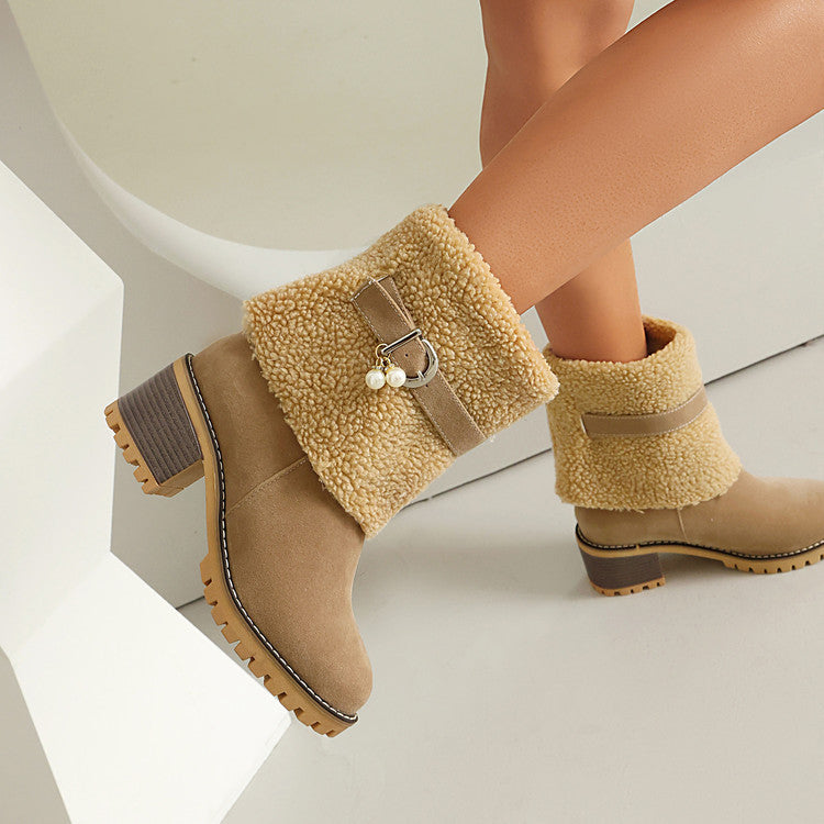 Light Suede Boots