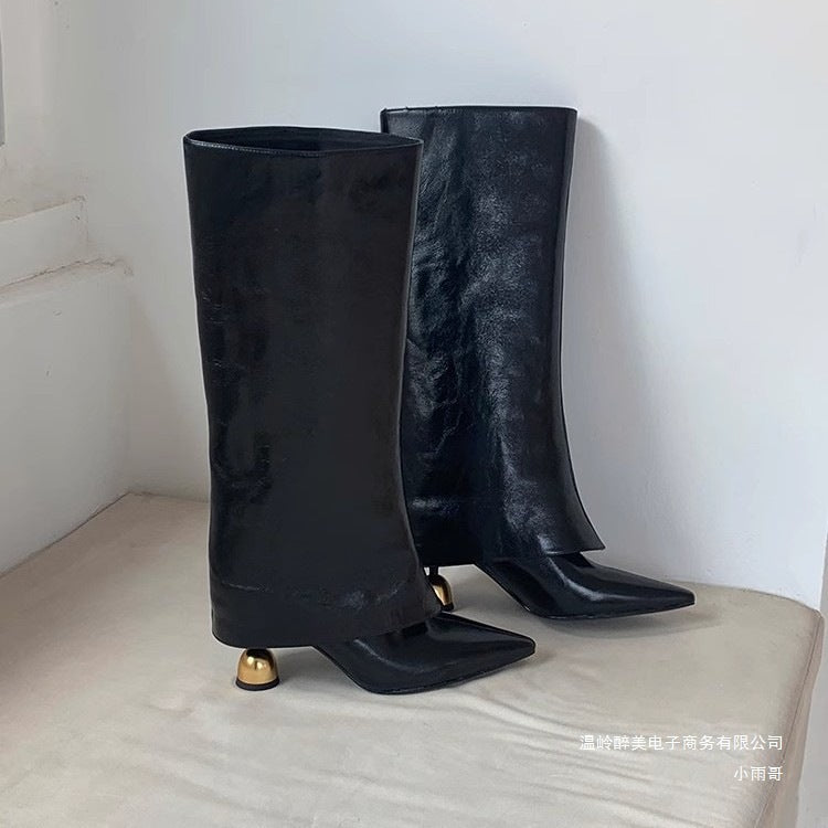 Beach Heeled Boots