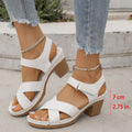 Clean Buckled Sandals