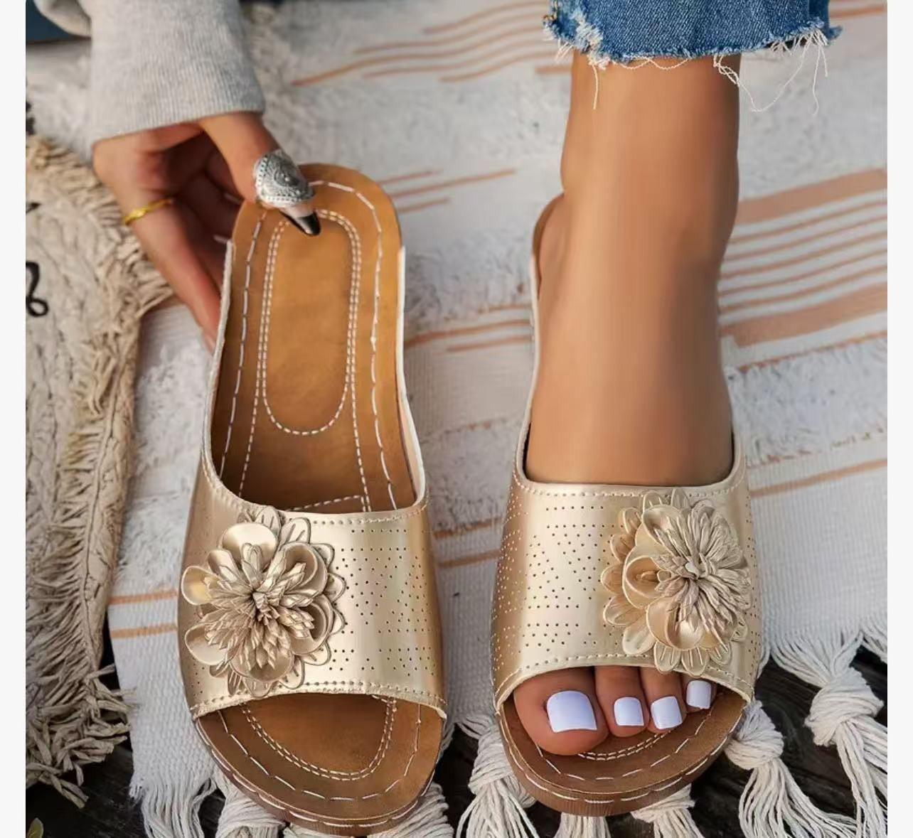 Warm Leather Sandals