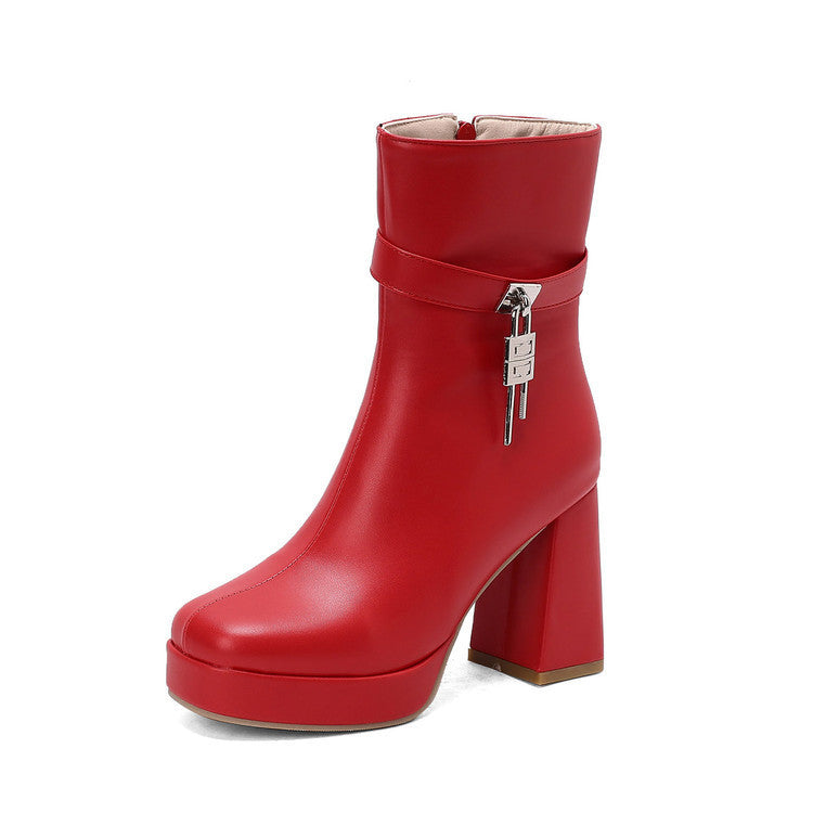 Casual Lug-Sole Boots