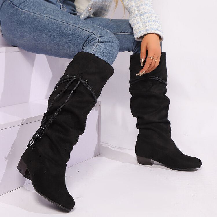Simple Suede Boots