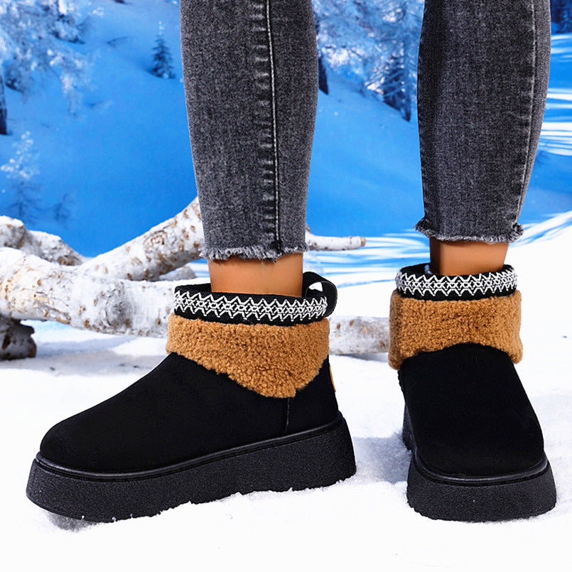 Natural Suede Boots