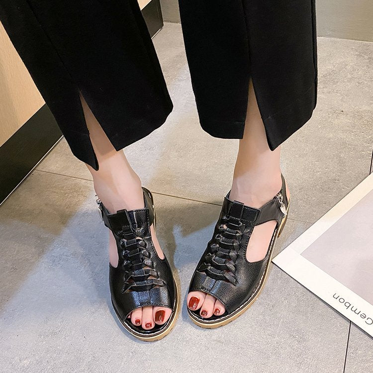 Clean Wedge Sandals