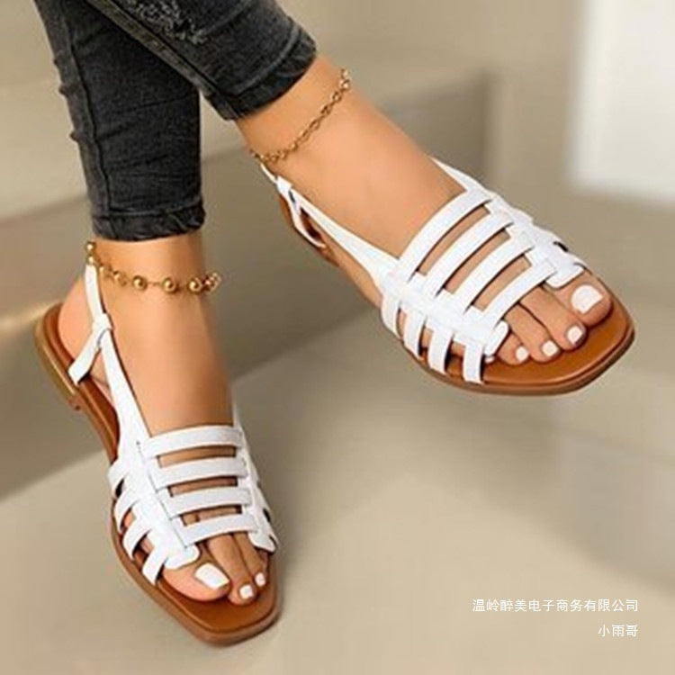 Natural Raffia Sandals