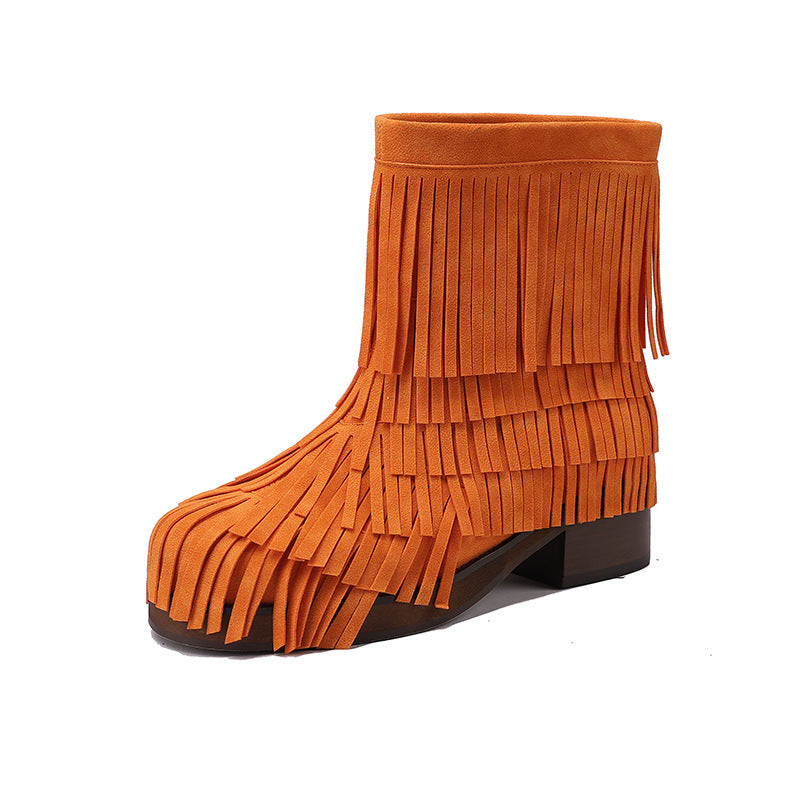 Warm Faux-Suede Boots