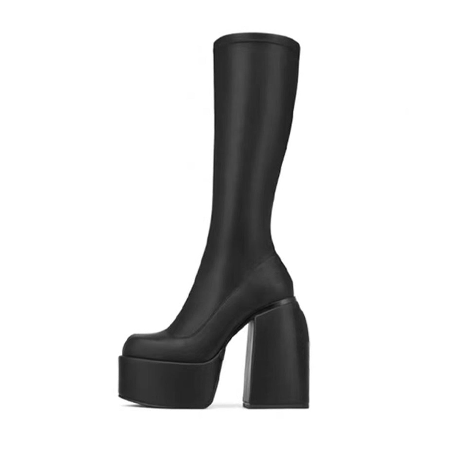 Minimal Knee-High Boots