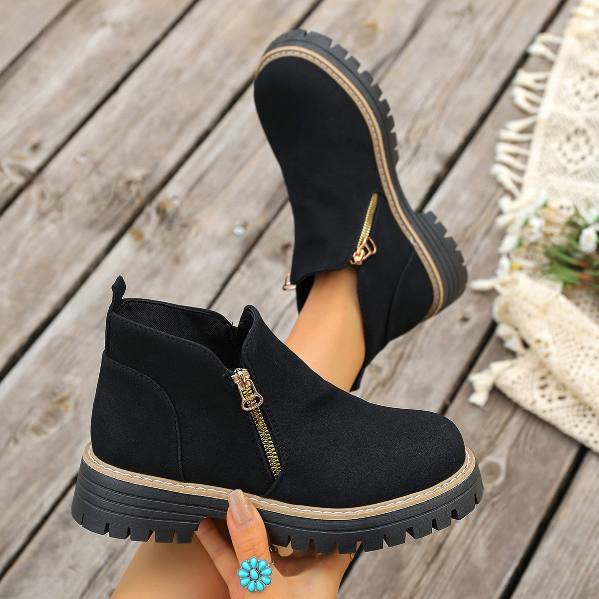 Timeless Side-Zip Boots