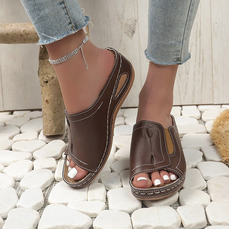 Breezy Lace-Up Sandals