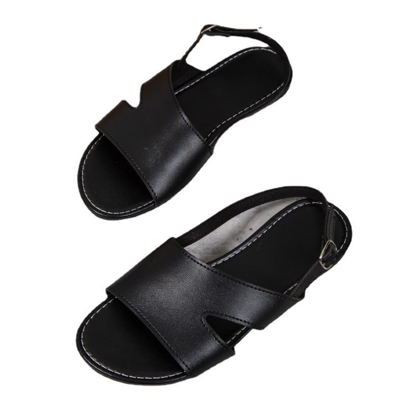 Simple Open-Toe Sandals