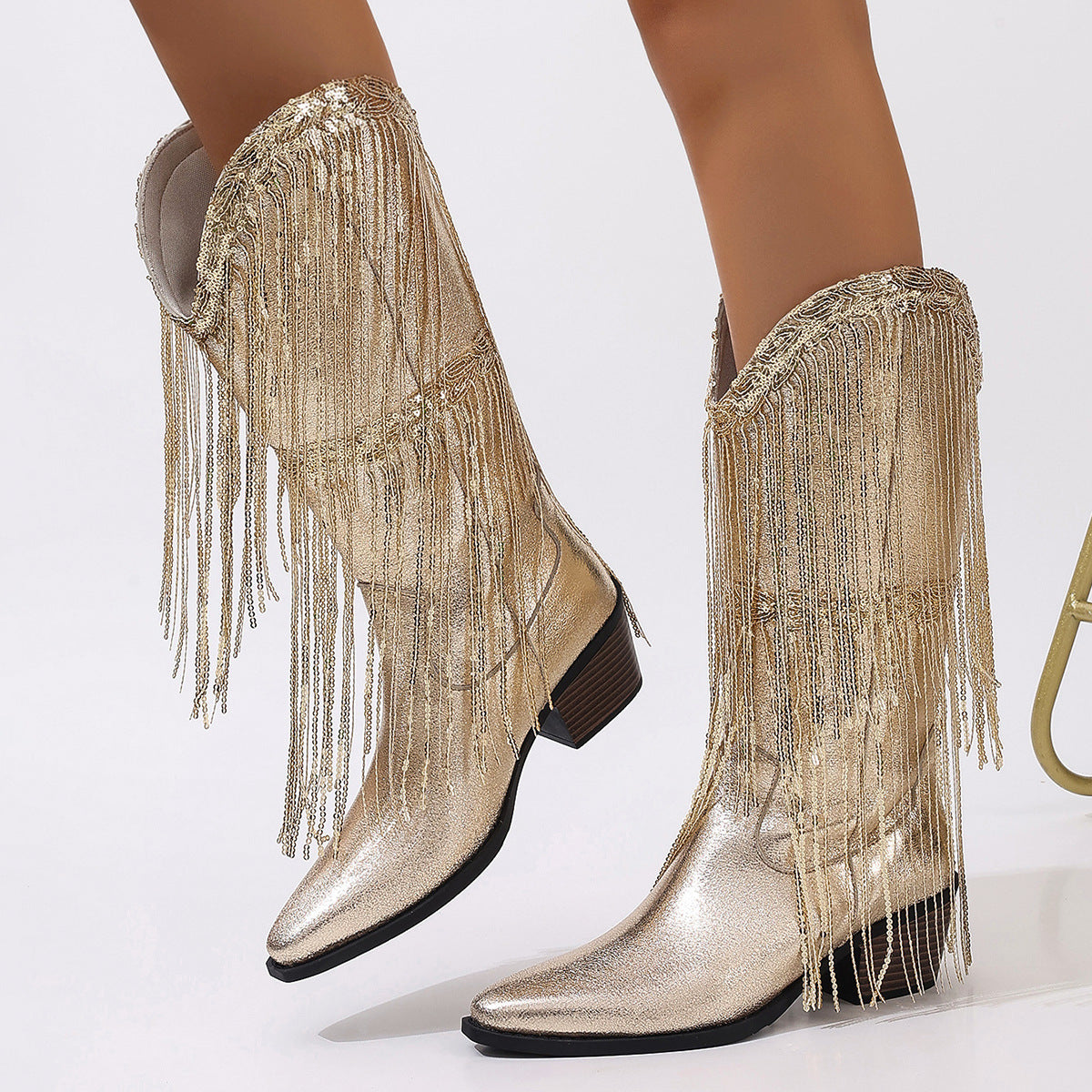 Warm Knee-High Boots
